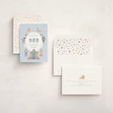 "Step Right Up" - Children's Birthday Party Invitations in Sky by Joanna Griffin - Assembled