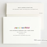 "Confetti Sprinkle" - Children's Birthday Party Invitations in Gumdrops by Up Up Creative - FREE Recipient Addressing