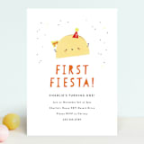 "1st Fiesta" - Children's Birthday Party Invitations in Spicy by Itsy Belle Studio - Front