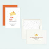 "1st Fiesta" - Children's Birthday Party Invitations in Spicy by Itsy Belle Studio - Assembled