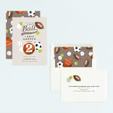 "Have a Ball" - Children's Birthday Party Invitations in Fudge by Alethea and Ruth - Assembled