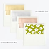 "Flower Cake" - Children's Birthday Party Invitations in Lime by Baumbirdy - Envelope Liner Options