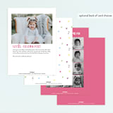"Party Animals Marching to the Music" - Children's Birthday Party Invitations in Gumdrops by Maggie Maeve - Back of Card Options