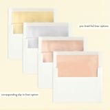 "Little Bear" - Children's Birthday Party Invitations in Peach by Just Eleanor - Envelope Liner Options
