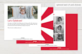 "Circus Party" - Children's Birthday Party Invitations in Tomato by Anupama - Back of Card Options