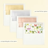 "Party Dinos" - Children's Birthday Party Invitations in Forest by Sarah Knight - Envelope Liner Options