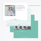 "Sweet Mermaid" - Children's Birthday Party Invitations in Coral by Angela Thompson - Back of Card Options