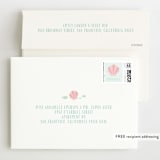 "Sweet Mermaid" - Children's Birthday Party Invitations in Coral by Angela Thompson - FREE Recipient Addressing