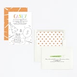 "make and color" - Children's Birthday Party Invitations in Ice Cream by Anupama - Assembled