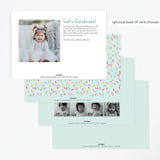 "Jungle Party Animals" - Children's Birthday Party Invitations in Zoo by Sara Berrenson - Back of Card Options