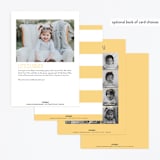 "Summer Soiree" - Children's Birthday Party Invitations in Cornflower by Joanna Griffin - Back of Card Options