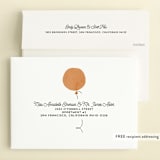 "First Balloon" - Children's Birthday Party Invitations in Tangerine by Karen Glenn - FREE Recipient Addressing