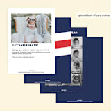 "Monaco" - Children's Birthday Party Invitations in Sky by Shirley Lin Schneider - Back of Card Options