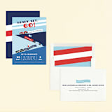 "Monaco" - Children's Birthday Party Invitations in Sky by Shirley Lin Schneider - Assembled