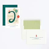 "sssomeone's birthday" - Children's Birthday Party Invitations in Teal by Kiersten Garner - Assembled