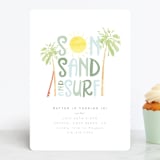 "Sun Sand and Surf" - Children's Birthday Party Invitations in Oceanside by Maggie Maeve - Front
