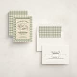 "One Happy Camper" - Children's Birthday Party Invitations in Sage by Creo Study - Assembled