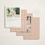 "Lemonade" - Children's Birthday Party Invitations in Strawberry Match by Vera Lim - Back of Card Options