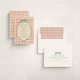"Lemonade" - Children's Birthday Party Invitations in Strawberry Match by Vera Lim - Assembled