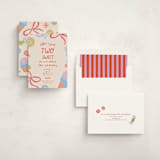 "Super Sweet" - Children's Birthday Party Invitations in Cookie by Lissabeth Anglin - Assembled