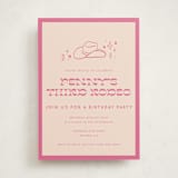 "Cowgirl Sweet Sixteen" - Children's Birthday Party Invitations in Peony by Rachel Cassel - Front