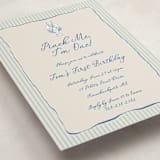 "easide Serenade" - Children's Birthday Party Invitations in Marine by Lucrecia Caporale - Detail