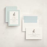 "Penguins" - Children's Birthday Party Invitations in Ice by Teju Reval - Assembled