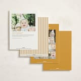 "Sun Toss" - Children's Birthday Party Invitations in Golden Sun by Meggy Masters - Back of Card Options