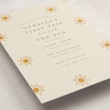 "Sun Toss" - Children's Birthday Party Invitations in Golden Sun by Meggy Masters - Detail