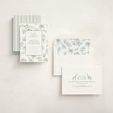 "Safari Toile" - Children's Birthday Party Invitations in Palm by Jenna Holcomb - Assembled