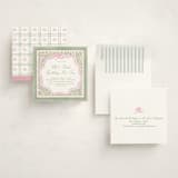 "Birthday Par-Tea" - Children's Birthday Party Invitations in Garden Glory by Creo Study - Assembled