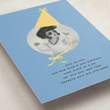 "birthday hat" - Children's Birthday Party Invitations in Lemon by Jennifer Lew - Detail