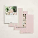 "Gelato" - Children's Birthday Party Invitations in Fragola by Megan Davis - Back of Card Options