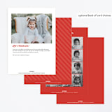 "Greatest Adventure" - Children's Birthday Party Invitations in Signal Red by Jennifer Wick - Back of Card Options