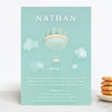 "First Lift Off" - Children's Birthday Party Invitations in Minted Sky by Melissa Agular - Front