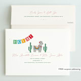 "Llama Piñata" - Children's Birthday Party Invitations in Strawberry by Jennifer Lew - FREE Recipient Addressing