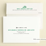 "Bow and Arrow" - Children's Birthday Party Invitations in Evergreen by Alethea and Ruth - FREE Recipient Addressing