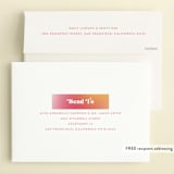 "Tie Dye Party" - Children's Birthday Party Invitations in Coral by Nazia Hyder - FREE Recipient Addressing