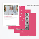 "This Is One" - Children's Birthday Party Invitations in Frost by Bethany Anderson - Back of Card Options