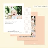 "Simply One" - Children's Birthday Party Invitations in Seafoam by Joanne James - Back of Card Options