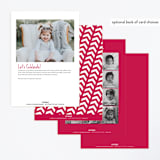"Valentine's Ombre Love" - Children's Birthday Party Invitations in Kraft by Becca Thongkham - Back of Card Options