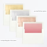 "Valentine's Ombre Love" - Children's Birthday Party Invitations in Kraft by Becca Thongkham - Envelope Liner Options