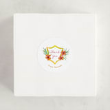 "Beach Club" - Children's Birthday Party Stickers in Lemon by Claudia Orengo - In Use