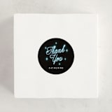 "Neon Spin" - Children's Birthday Party Stickers in Midnight by Ana de Sousa - In Use