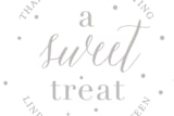 "Sweet & Sophisticated" - Children's Birthday Party Stickers in Cotton by Jennifer Postorino - In Use