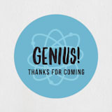 "Scientifically proven" - Children's Birthday Party Stickers in Ice by Tennie and Co. - Front