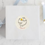 "Barnyard Parade" - Children's Birthday Party Stickers in Barn by Kimberly Morgan - Front
