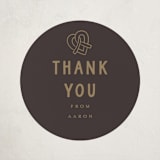 "Gilded NYC" - Children's Birthday Party Stickers in Beetle by Teju Reval - Front