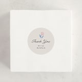 "Disco flower" - Children's Birthday Party Stickers in Peony by Pati Cascino - In Use