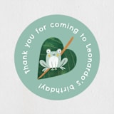 "Sloth jungle" - Children's Birthday Party Stickers in Jungle by Tati Abaurre - In Use